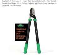 Scotts 21 in. Anvil Lopper – Heavy-Duty Branch Cutter with Teflon-Coated Carbon Steel Blade, 1.5 in