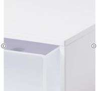 Modern Short Narrow Drawer White 1pc - Brightroom™
