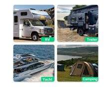 ECO-WORTHY Waterproof Monocrystalline Lightweight Solar Panel 2pcs 130 Watt (260W) Flexible Solar Panels for RV,Curved Surfaces,Roofs,Cabin,Boats