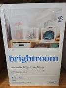 Stackable Small Bin Front Opening Clear - Brightroom™: Transparent Utility Storage, Stackable, BPA-Free, 12 Volume Capacity