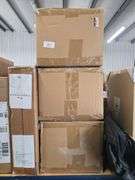 (3) Room Essentials Twin/XL Comforters(White, Grey, Blue)