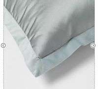 Set of 2 24"x24" Luxe Euro Sateen with Velvet Trim Decorative Pillow - Threshold™