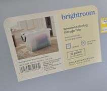 Read! Brightroom Wheeled Latching 128 qt Extra Large Storage Box