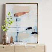 Project 62 Abstract Diptych Wall Art Canvas Set of 2 24"x30" Beige
