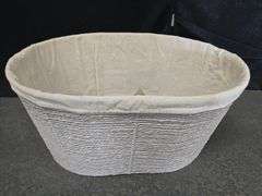 Twisted Paper Rope Oval Laundry Basket - Brightroom™: Gray, Removable Liner