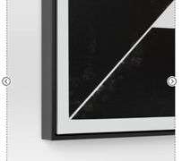 (Set of 3) 16" x 20" Alignment Framed Wall Canvas Set - Threshold™: Modern Geometric Digital Art, Sawtooth Back