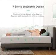 Novilla Twin Size Mattress, 6 Inch Foam Mattress in a Box, Double Side Sleep Twin Mattress for Kids with Breathable Cover for Back & Side Sleeper, Flippable Mattress with Air Zone