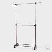 Adjustable Double Rod Garment Rack - Brightroom™