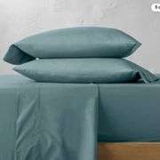 Full Size Casaluna Washed Supima Percale Sheet Set 250 Thread Count 100% Cotton