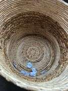 Large Natural Woven Round Basket - Threshold