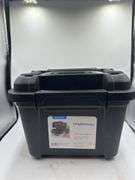 Tool and Hardware Latching Storage Box With Handle - Brightroom™: Gray Multi-Compartment Tote, 18L Capacity