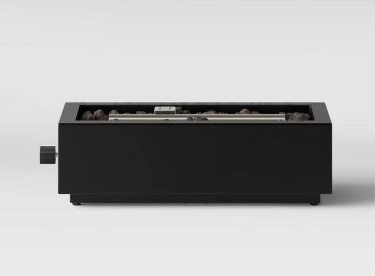 Two Harbors Outdoor 15” Patio Tabletop Fireplace Black - Threshold™