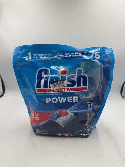 Finish Powerball Power dishwasher detergent, 76 tabs