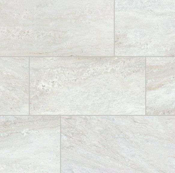 20 CASES of Daltile Sanbristol White Marvel 24 in. x 48 in. Matte Color Body Porcelain Stone Look Floor and Wall Tile (15.26 sq. ft. /case)