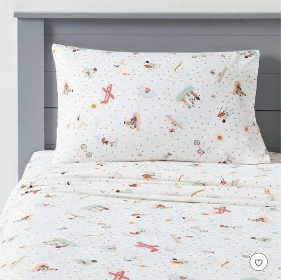 Full Size Cotton Kids' Sheet Set Pals - Pillowfort