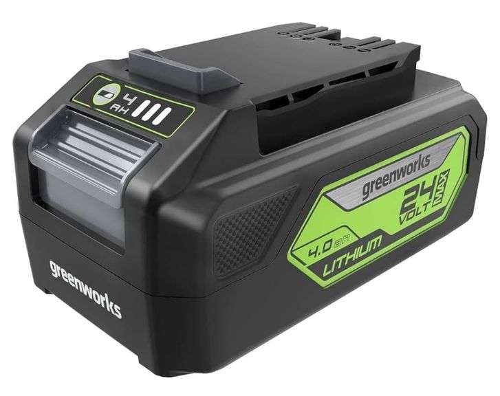 Greenworks 24V 4.0Ah Lithium-Ion Battery (Genuine Greenworks Battery/ 125+ Compatible Tools)