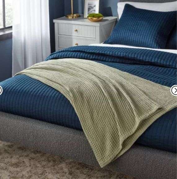 TENCEL® Lyocell Waffle Bed Blanket - Threshold, Full/Queen