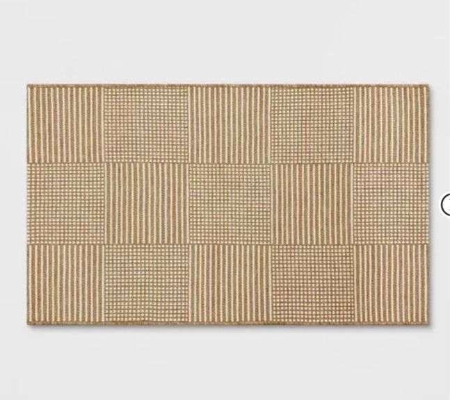 30”x50” Patterned Grid Outdoor Area Rug - Threshold™ designed with Studio McGee