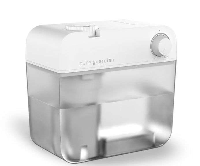 PureGuardian 1gal Humidifier H1035: Ultrasonic Cool Mist, Portable, Quiet, Auto Shut-Off, 100-300 sq. ft., No Filter Needed