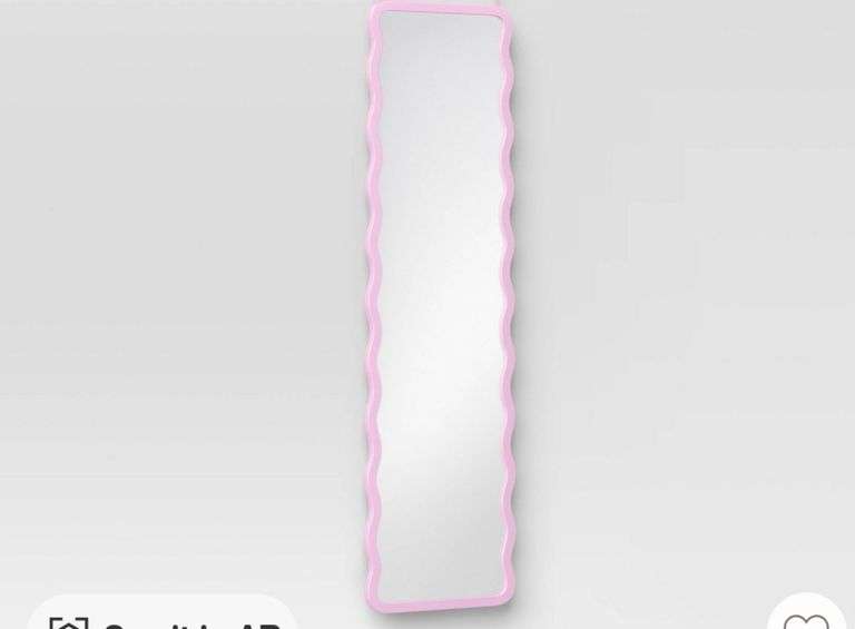 Wavy Pink Mirror