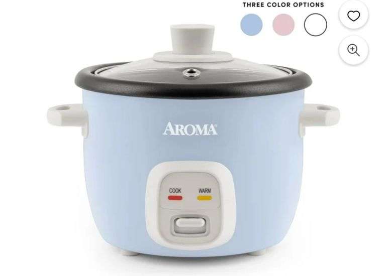 Aroma® 4-Cups (Cooked) / 1Qt. Rice & Grain Cooker, Blue