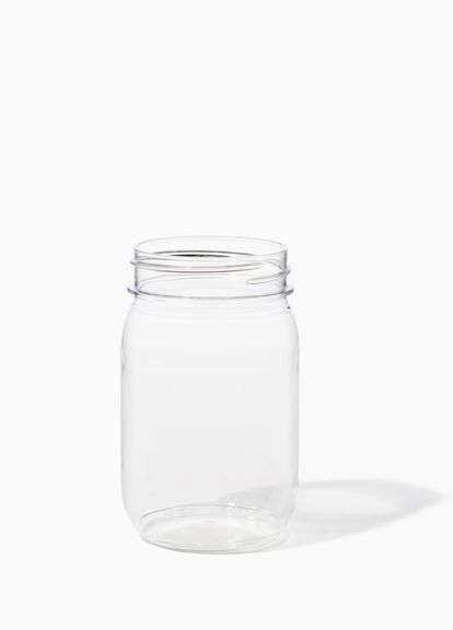 Tossware 16oz Mason, plastic-12 pack