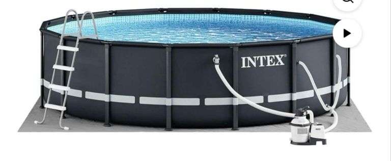 Intex 16' x 48" Ultra XTR Frame Above Ground Pool Set with 1500 GPH Sand Filter Pump
