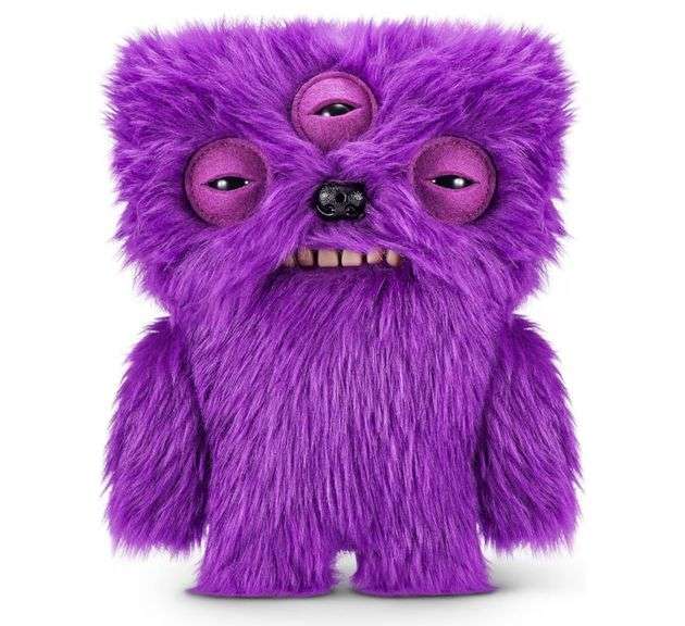 Fuggler Fart Face 9-inch Assortment Series 1 (Alien - Long Pile) by ZURU, Funny Ugly Monster Plush Toy
