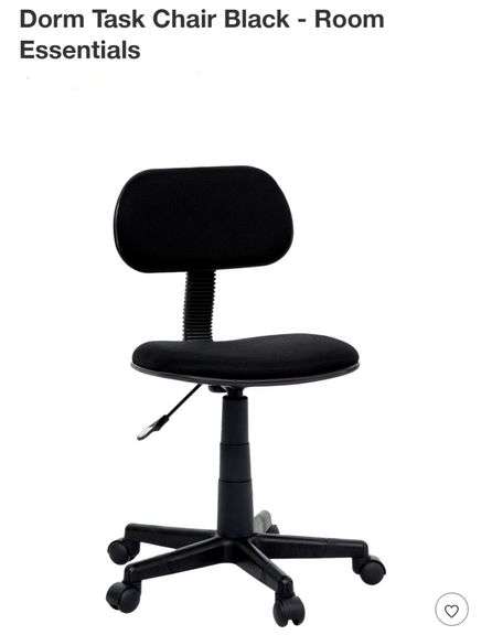 Dorm Task Chair Black - Room Essentials