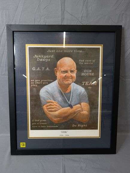 Framed "Erk" By Michael G. Montgomery. Artist Proof 29/200