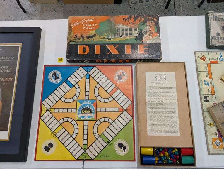 Vintage Dixie Pollyanna Board Game