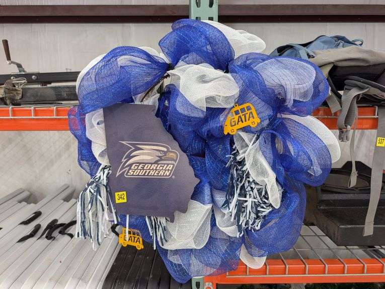 Georgia Southern Themed Decorative Wreath