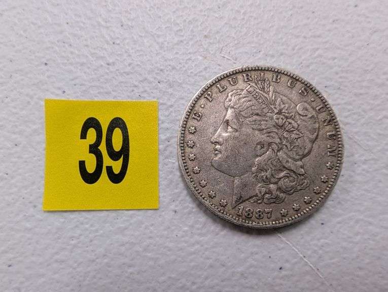 1887 O Morgan Silver Dollar