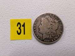 1881 Morgan Silver Dollar