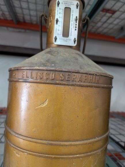 Vintage Ellisco 3 gal Fuel Testing/Proofing Can