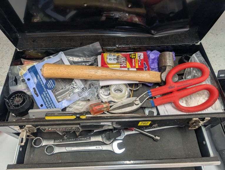 Homak toolbox with contents