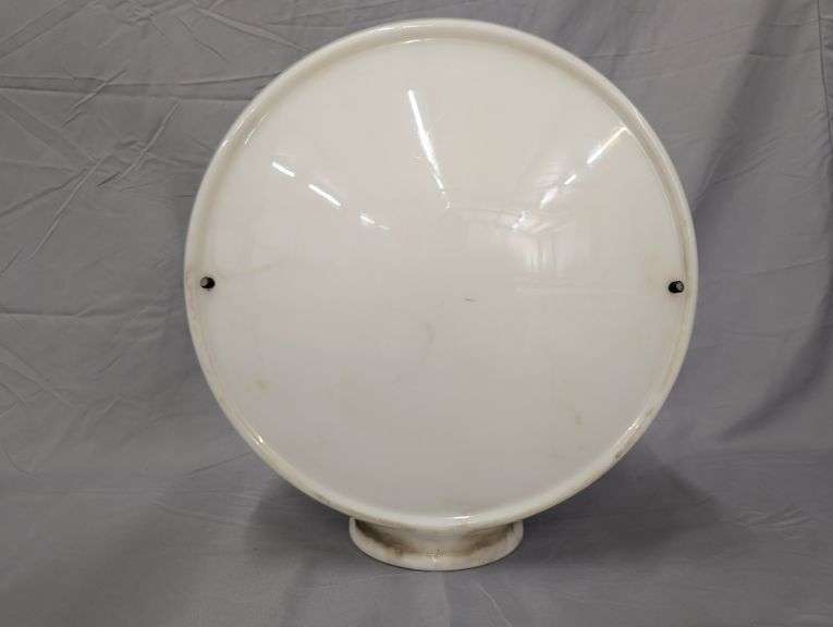 Vintage Glass Pure Gas Pump Globe