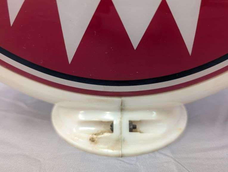 Vintage 1960s Era SOC Gas Pump Globe