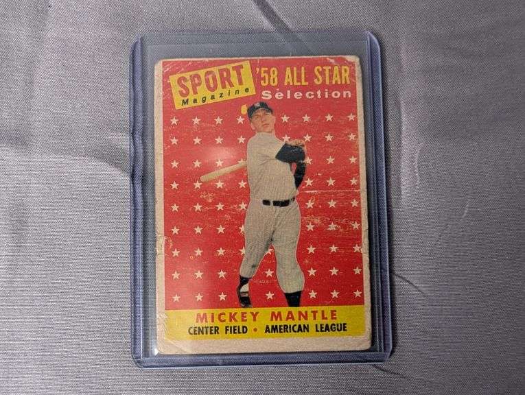Mickey Mantle 1958 Topps #487