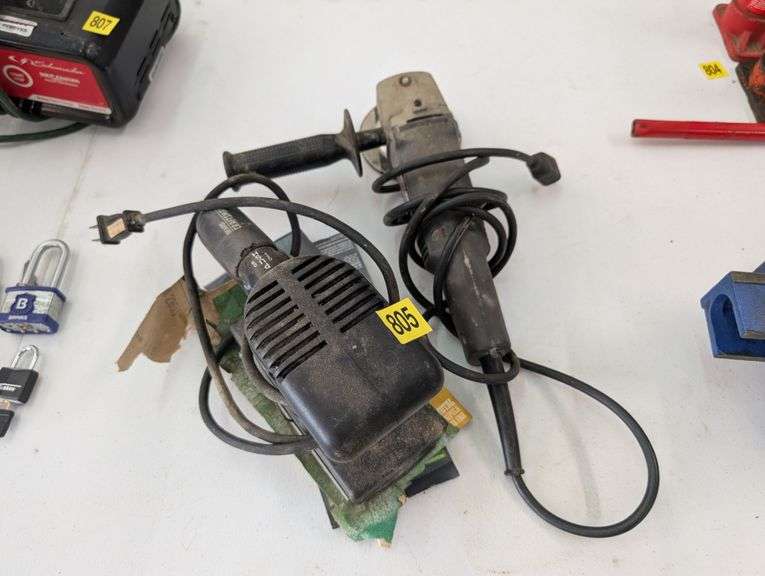 Vintage Craftsman angle grinder and sander