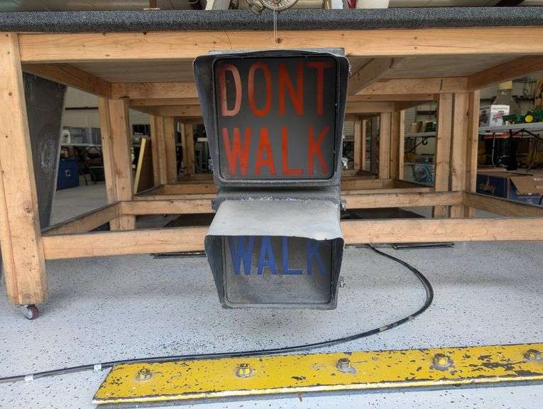 Vintage Crouse-Hinds Cast Aluminum Cross Walk Signal