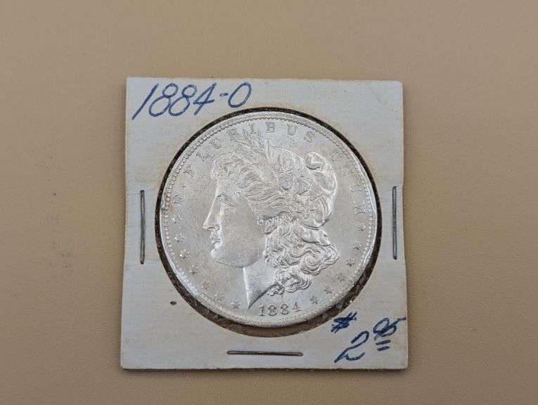 1884 O Morgan Silver Dollar