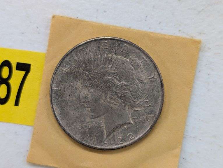 1922 Peace Silver Dollar