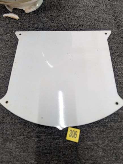 Small Porcelain Mobilgas Sign. Reproduction