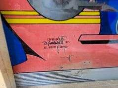 Vintage D. Gottlieb & Co "300" Pinball Machine