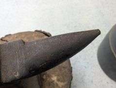 Antique Fisher Eagle Anvil, Goloff Sledge and Oak Stump