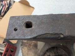 Antique Fisher Eagle Anvil, Goloff Sledge and Oak Stump