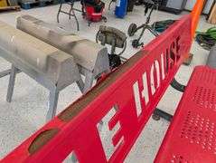 Vintage Huddle House Bench