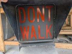 Vintage Crouse-Hinds Cast Aluminum Cross Walk Signal