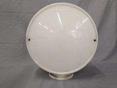 Vintage Glass Pure Gas Pump Globe